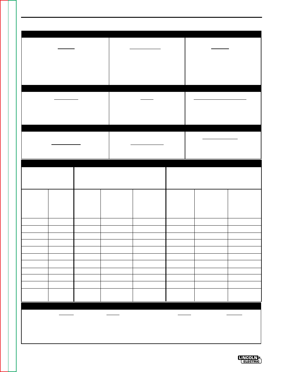 Installation, Technical specifications – square wave tig 255, Physical dimensions | Lincoln Electric SQUARE WAVE TIG 255 SVM100-A User Manual | Page 8 / 100