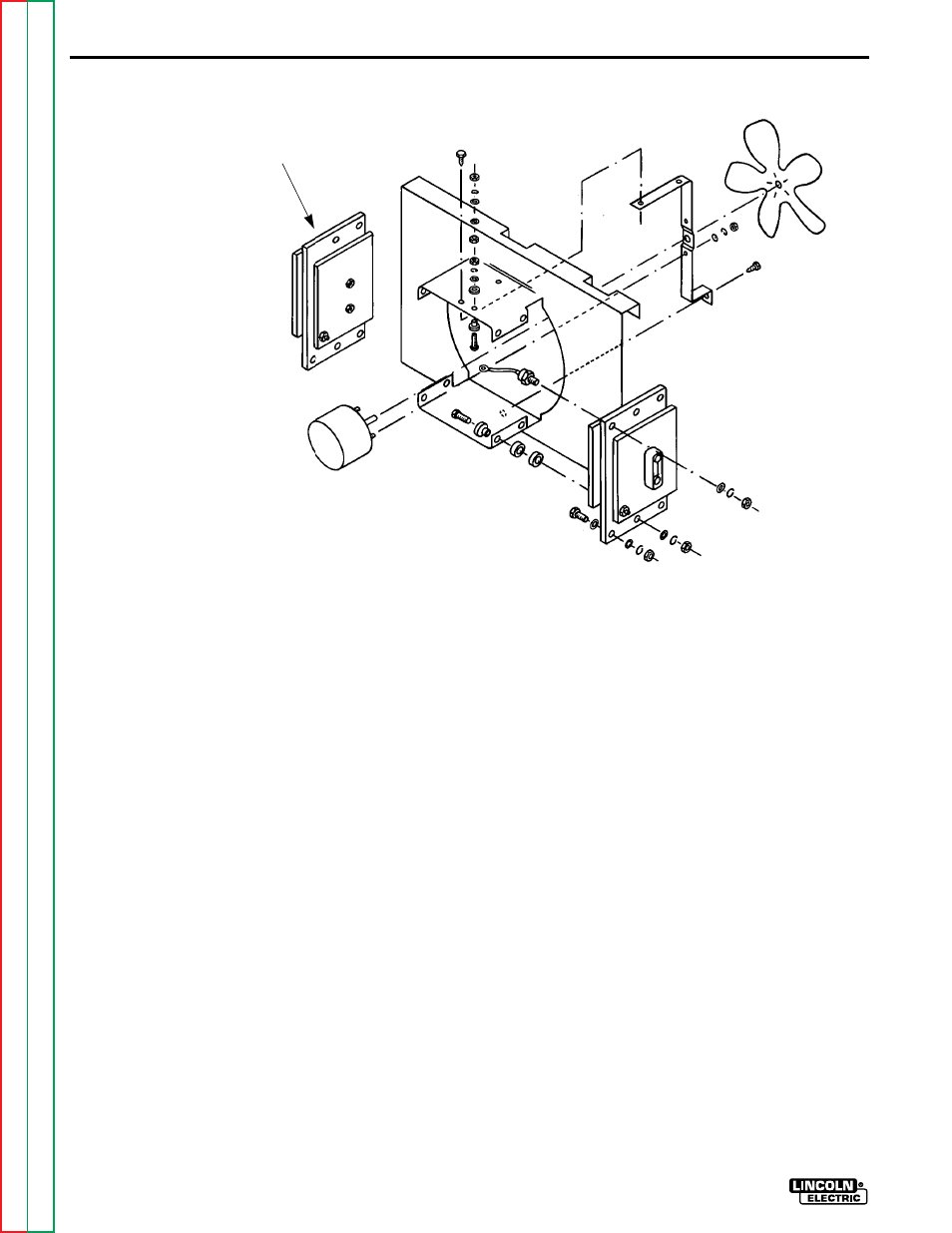 Troubleshooting & repair, Continued), Scr heat sink assembly removal | Lincoln Electric SQUARE WAVE TIG 255 SVM100-A User Manual | Page 84 / 100