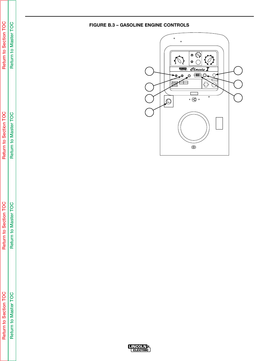 Line engine in the, Operation, 3 and the e | Gasoline engine controls | Lincoln Electric CLASSIC I SVM134-A User Manual | Page 20 / 97