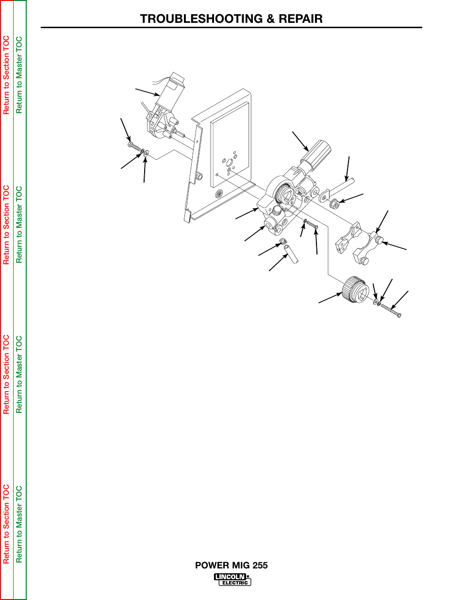 Troubleshooting & repair | Lincoln Electric POWER MIG 255 SVM144-B User Manual | Page 80 / 108