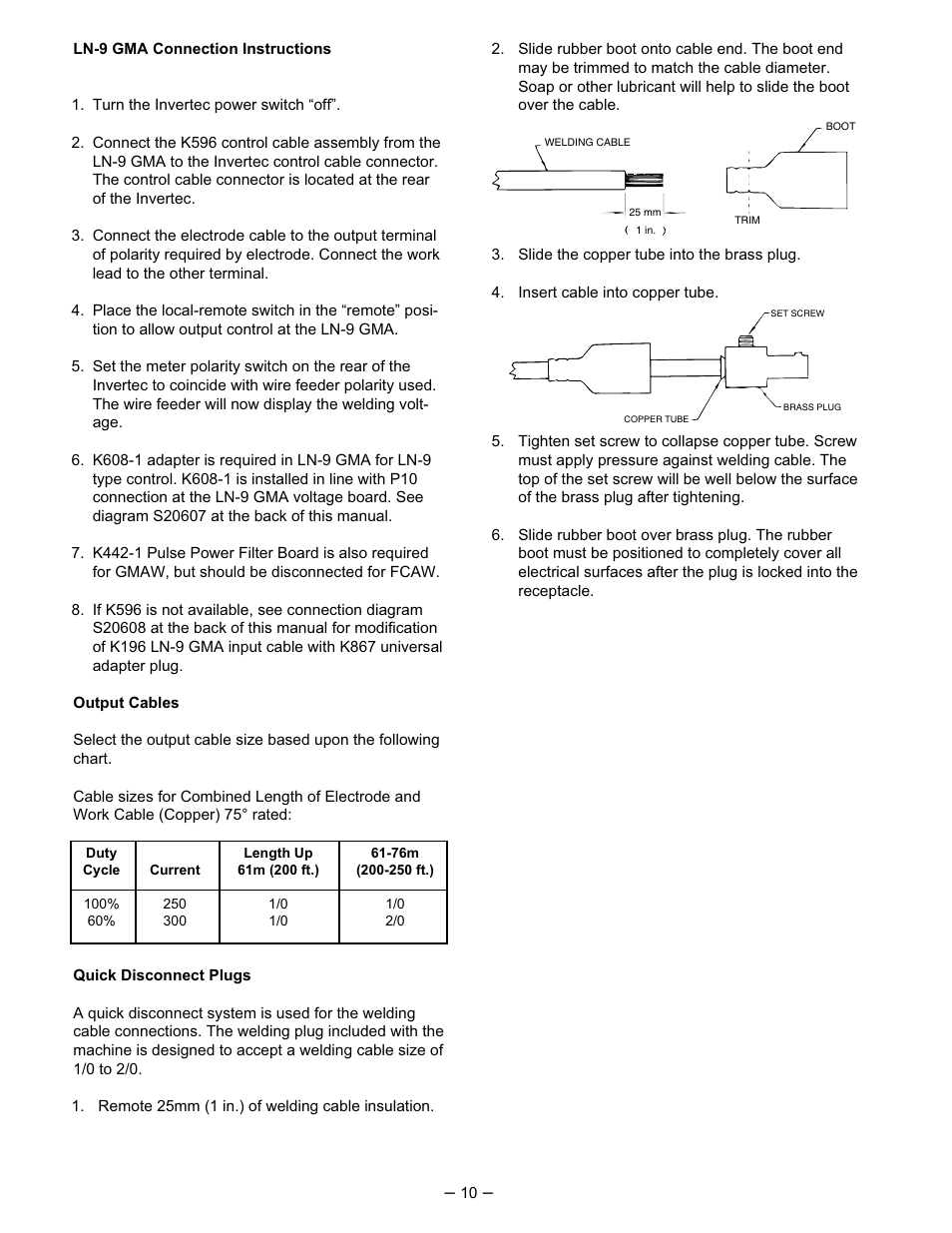 Lincoln Electric INVERTEC IM526-B User Manual | Page 10 / 40