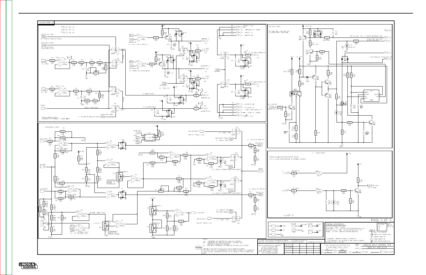 Electrical diagrams | Lincoln Electric MULTI-WELD SVM151-A User Manual | Page 107 / 119
