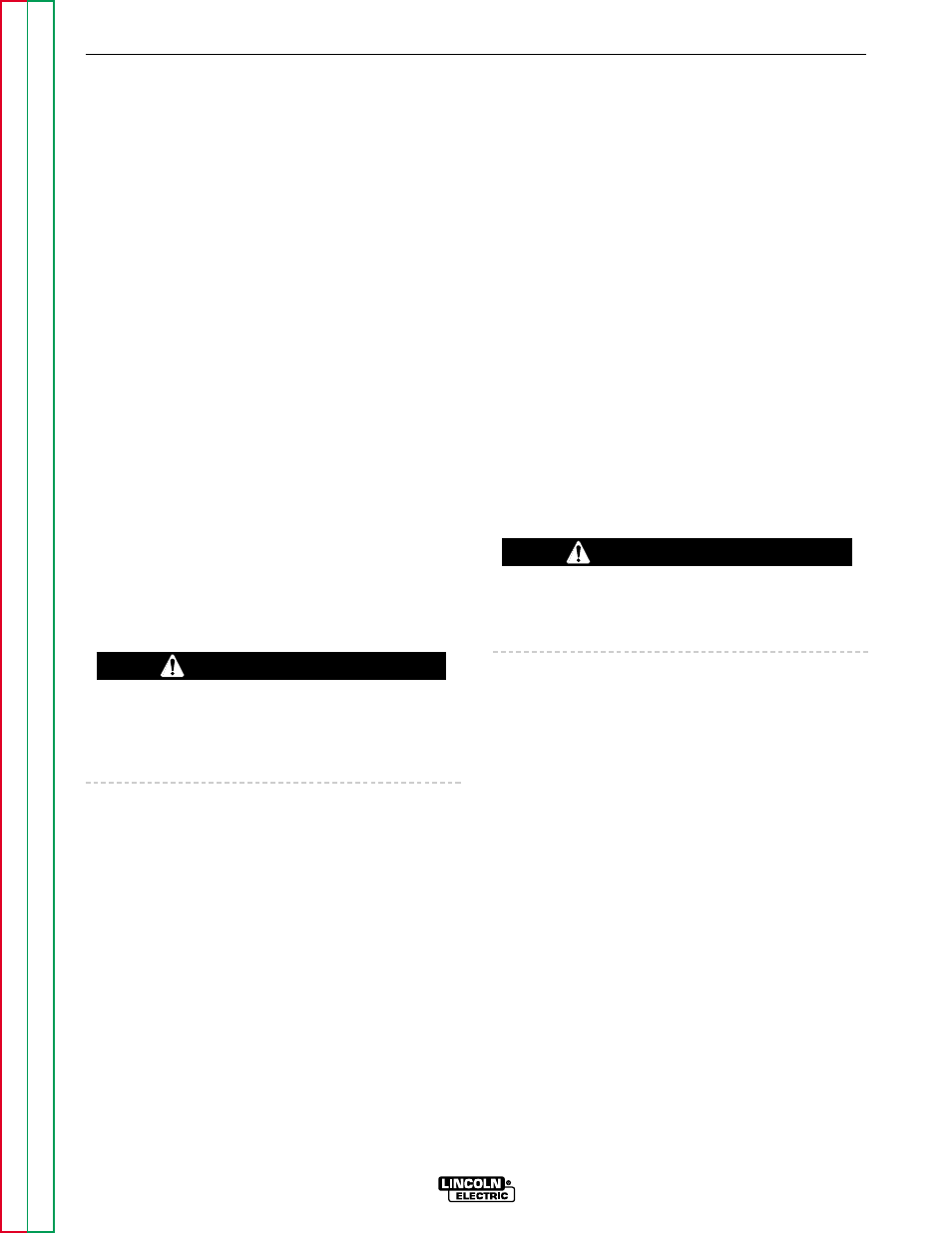 Theory of operation, Protection features, Caution | Lincoln Electric MULTI-WELD SVM151-A User Manual | Page 36 / 119