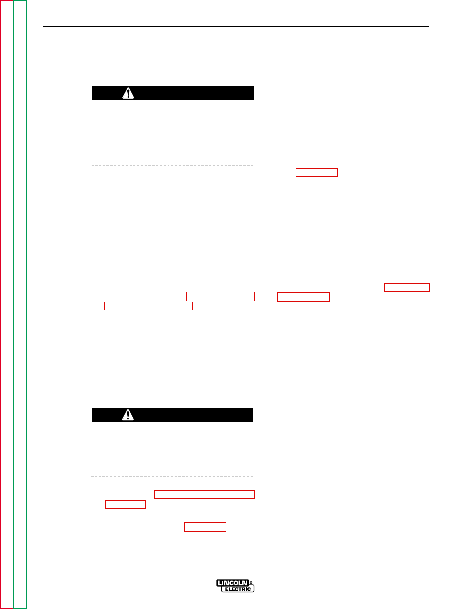 Troubleshooting & repair, Warning | Lincoln Electric MULTI-WELD SVM151-A User Manual | Page 59 / 119