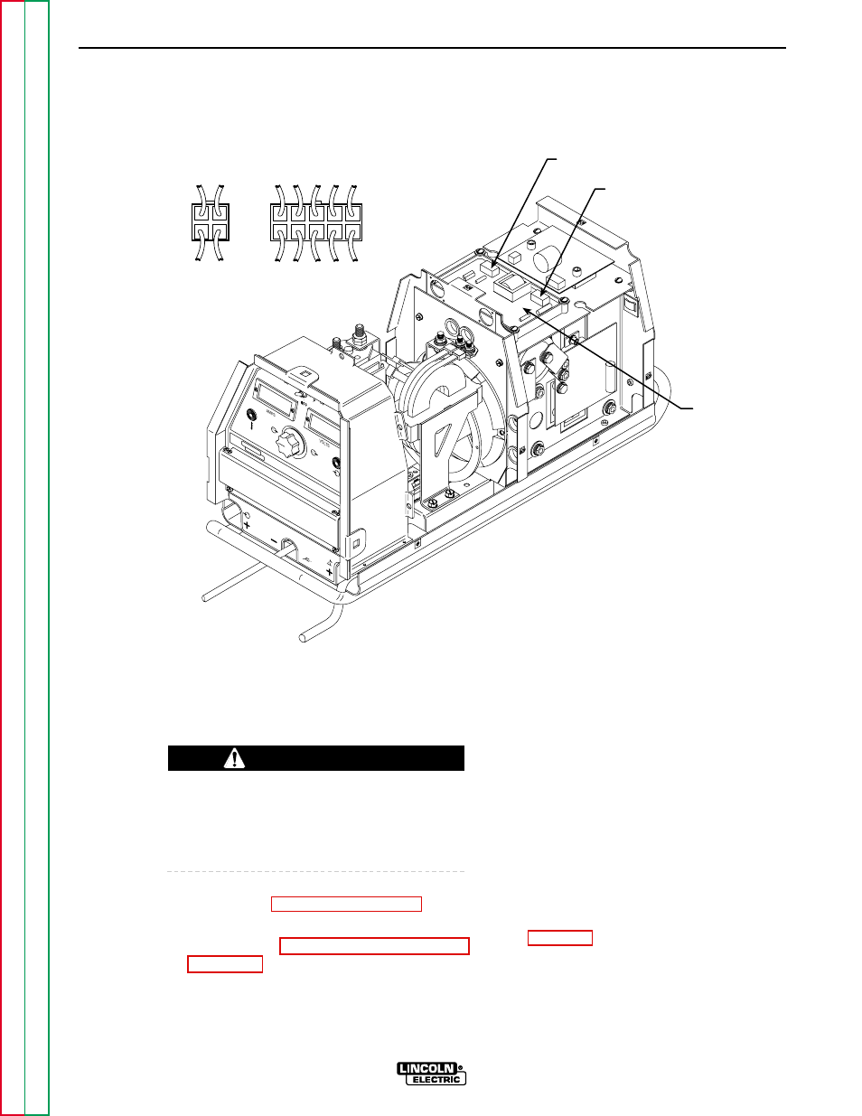 Troubleshooting & repair, Warning, Test procedure | F-21, Figure f.4 – analog control power supply pc board | Lincoln Electric MULTI-WELD SVM151-A User Manual | Page 61 / 119