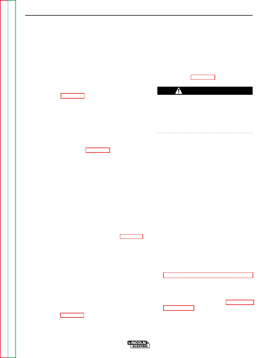 Troubleshooting & repair, Warning | Lincoln Electric MULTI-WELD SVM151-A User Manual | Page 68 / 119