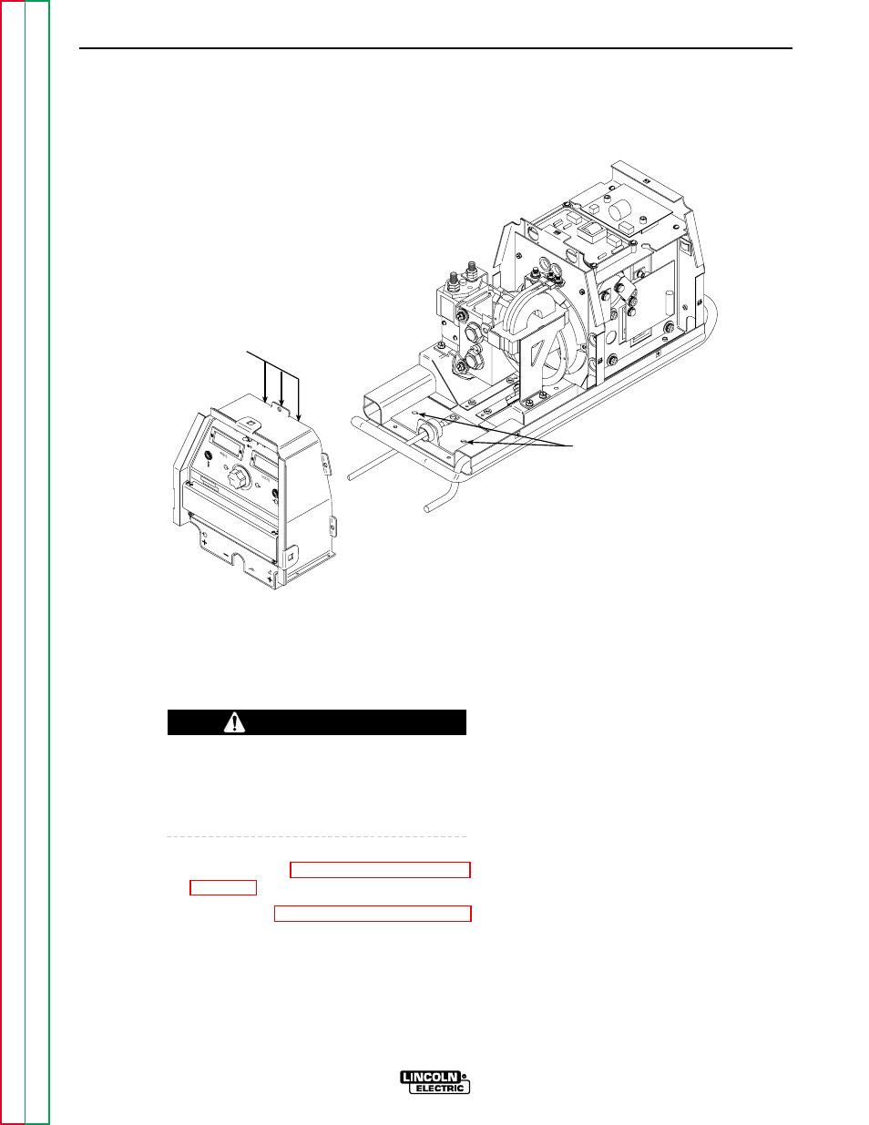 Troubleshooting & repair, Warning, Removal procedure | Replacement procedure | Lincoln Electric MULTI-WELD SVM151-A User Manual | Page 75 / 119