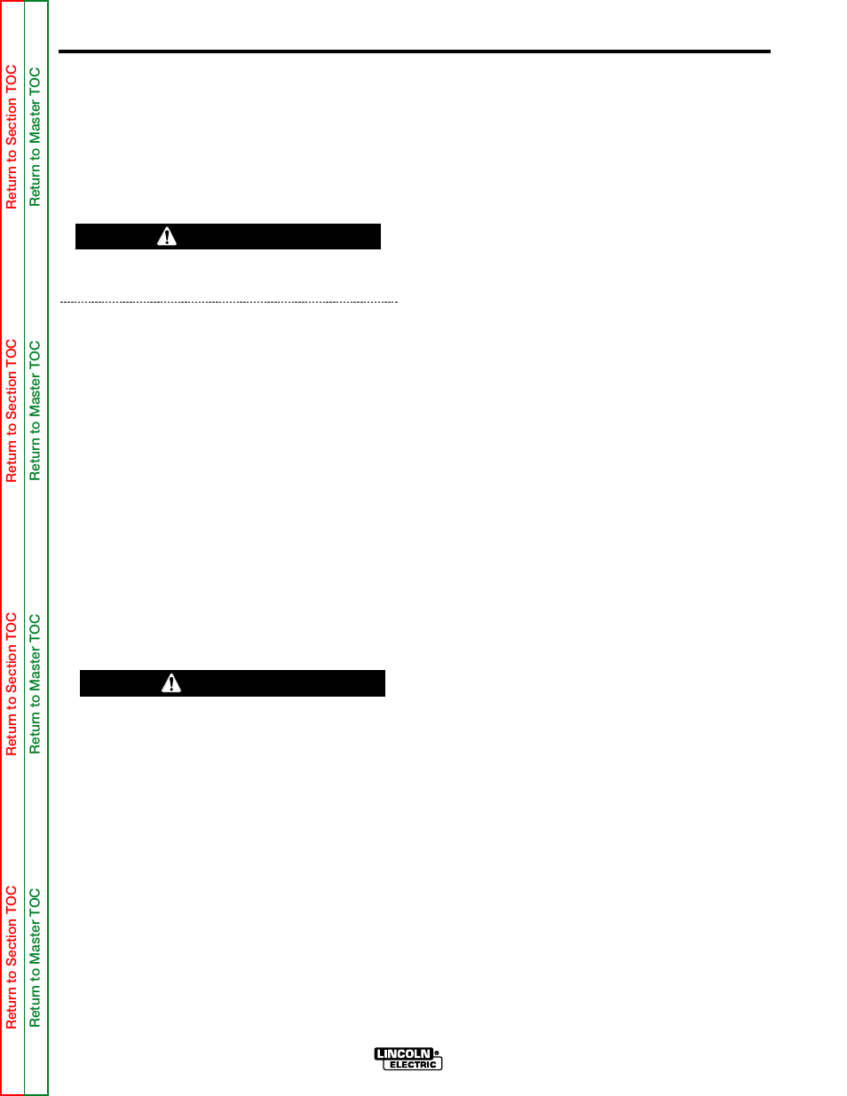 Installation, Warning | Lincoln Electric POWER MIG SVM165-A User Manual | Page 12 / 128