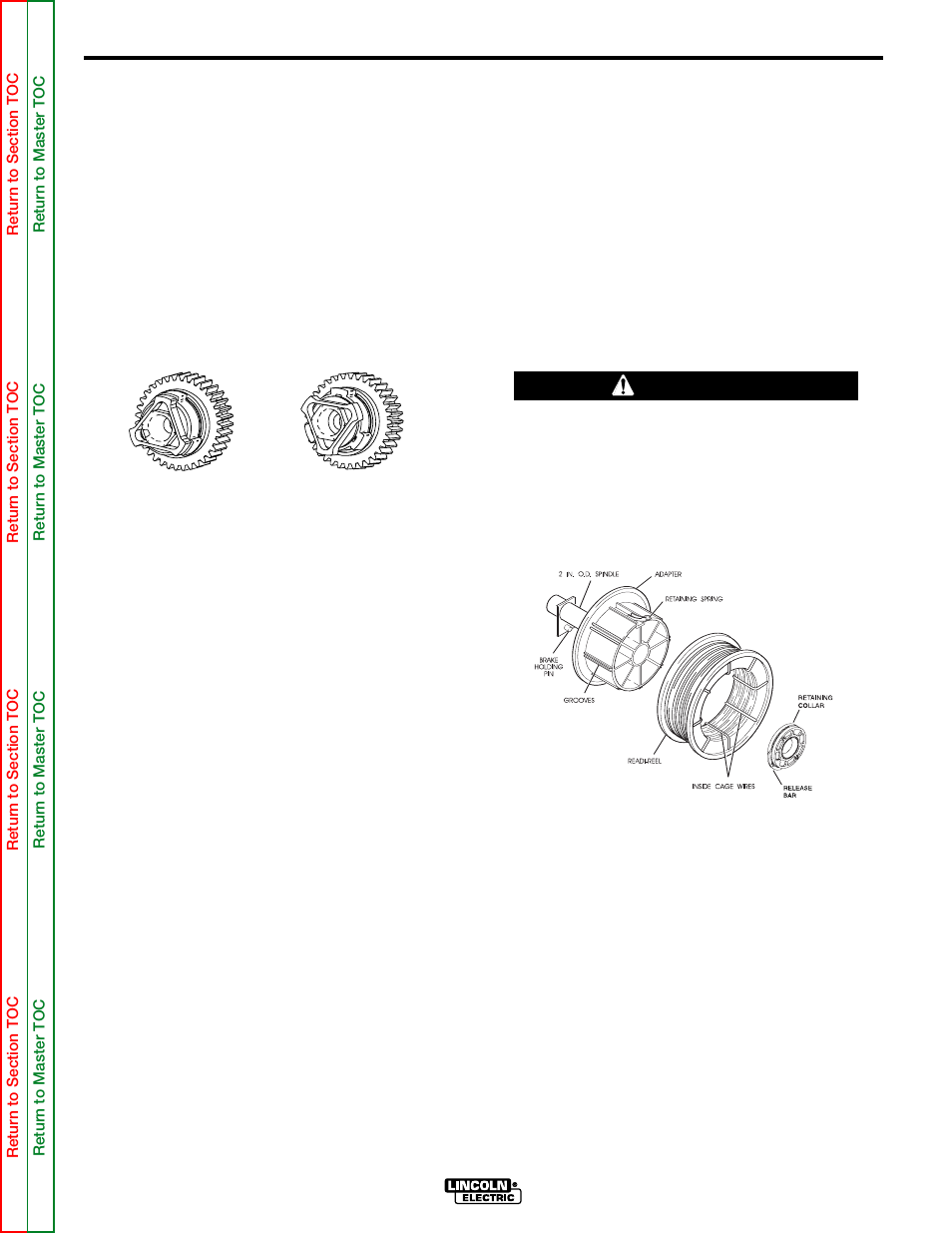 Operation, Wire reel loading - readi-reels, spools or coils | Lincoln Electric POWER MIG SVM165-A User Manual | Page 21 / 128