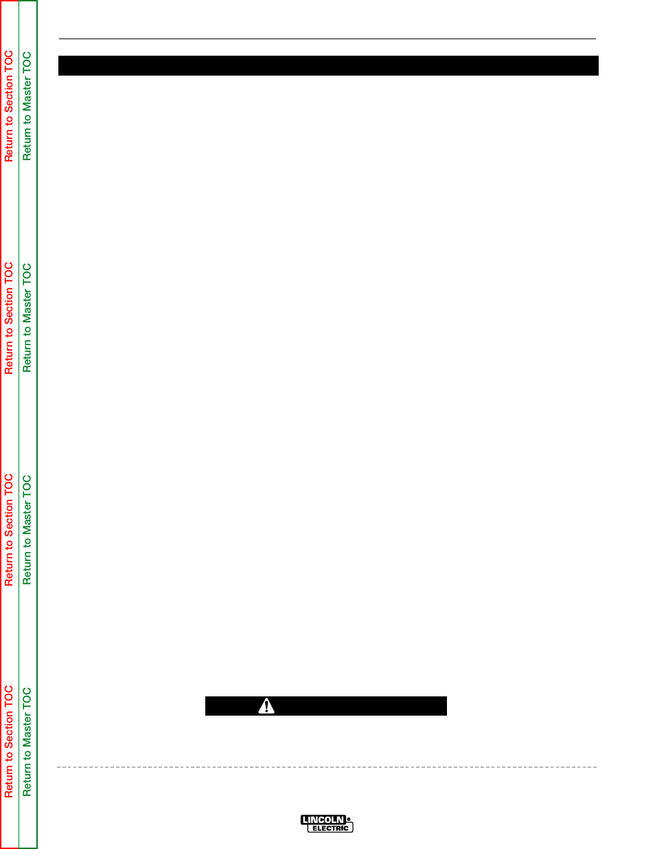 Increased. see stall factor number adjustment, Stall factor number adjustment, See stall factor number adjustment | See stall, Factor number adjustment, Troubleshooting & repair, Caution | Lincoln Electric POWER MIG SVM165-A User Manual | Page 60 / 128