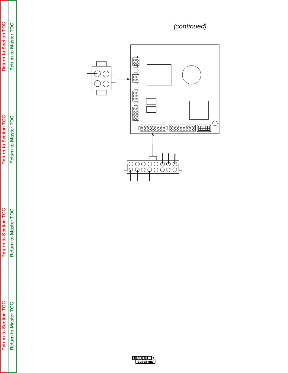 Troubleshooting & repair, Encoder pc board test (continued) | Lincoln Electric POWER MIG SVM165-A User Manual | Page 77 / 128