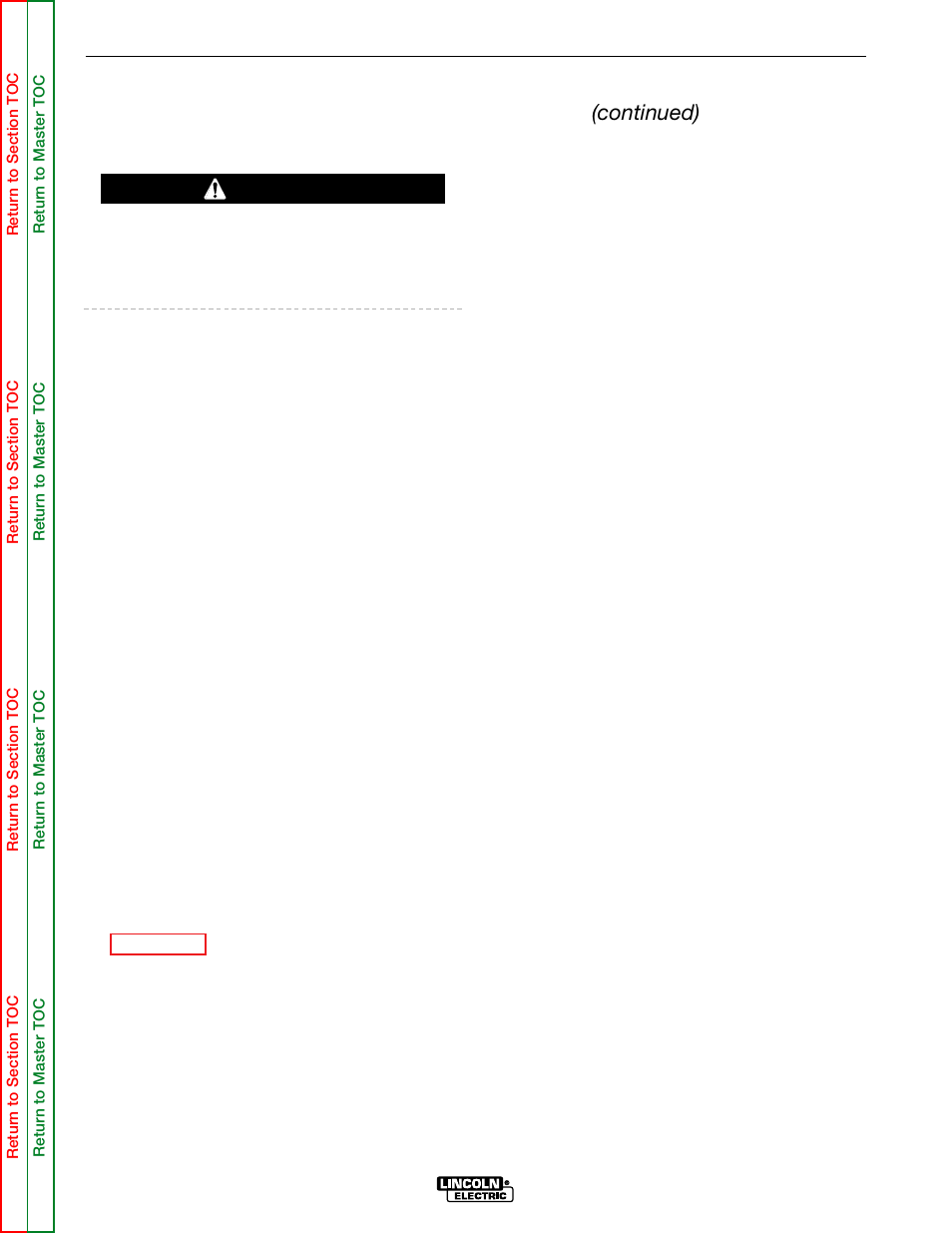 Troubleshooting & repair, Warning | Lincoln Electric POWER MIG SVM165-A User Manual | Page 87 / 128