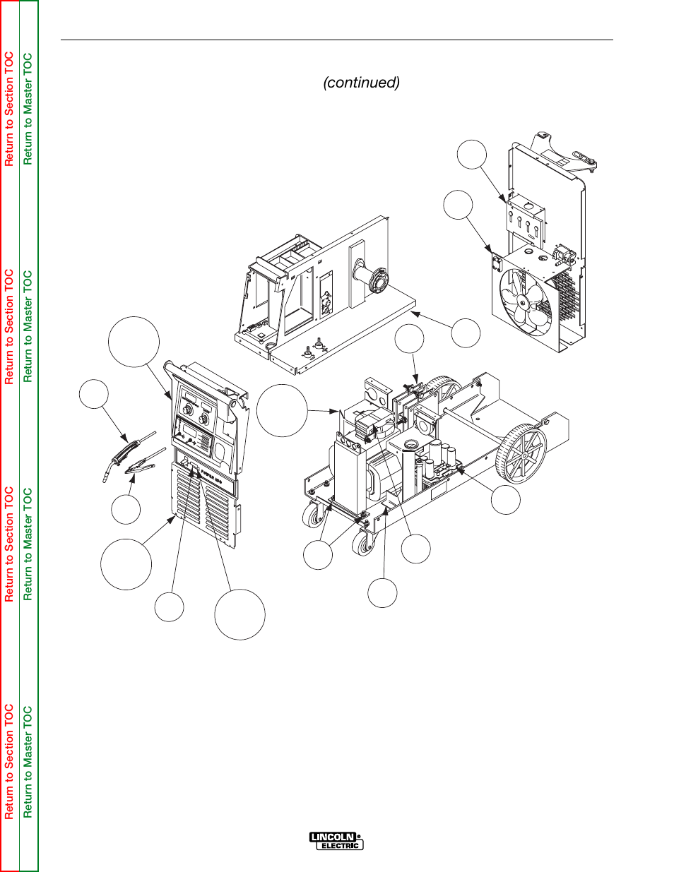 Be removed. see figure f.14, Troubleshooting & repair | Lincoln Electric POWER MIG SVM165-A User Manual | Page 99 / 128