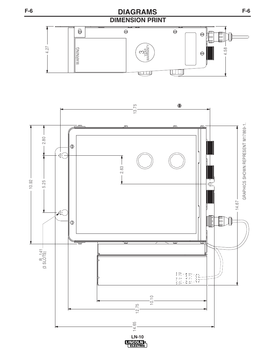 Diagrams, Ln-10 | Lincoln Electric LN-10 HEADS & CONTROLS IM587-B User Manual | Page 51 / 54