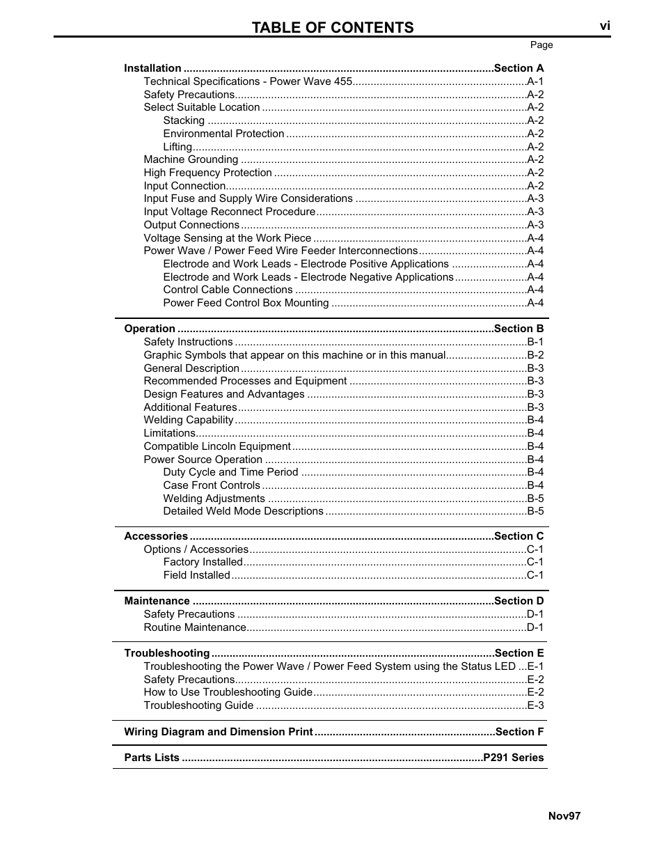 Lincoln Electric POWER WAVE 455TM IM583-A User Manual | Page 7 / 32