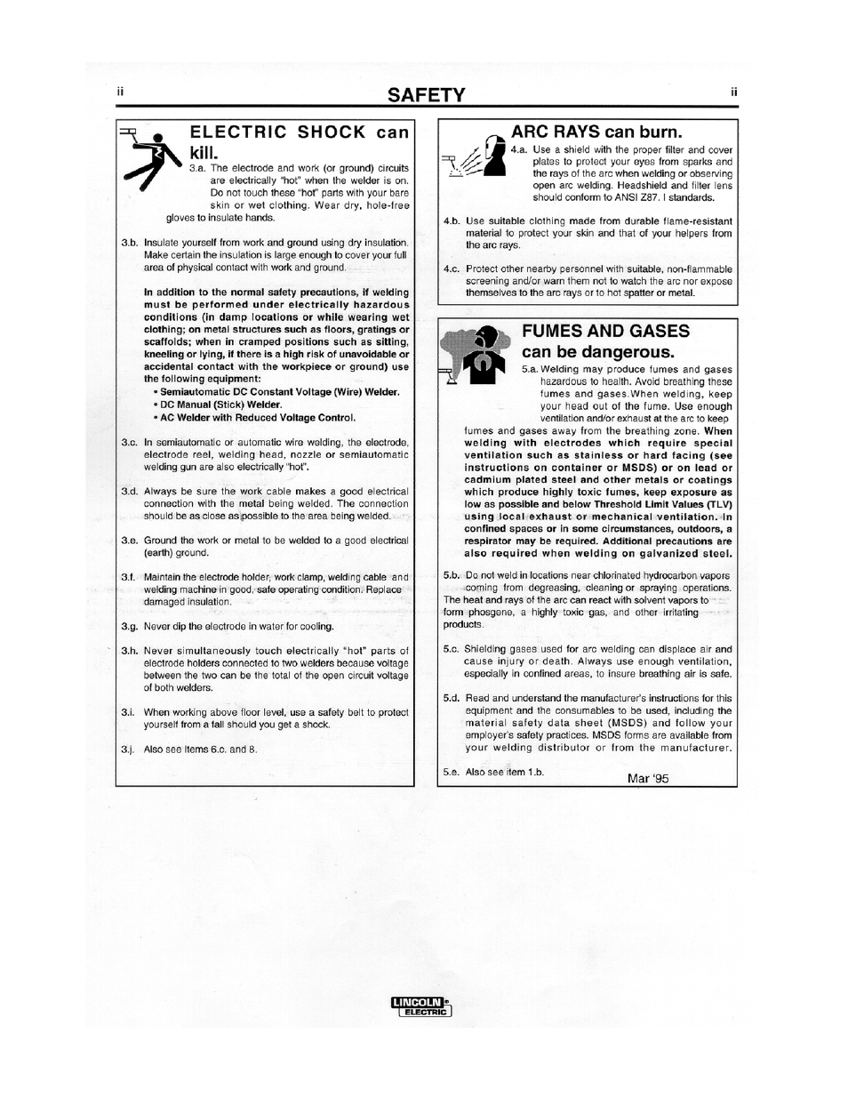 Lincoln Electric COBRAMATIC IM597 User Manual | Page 3 / 37