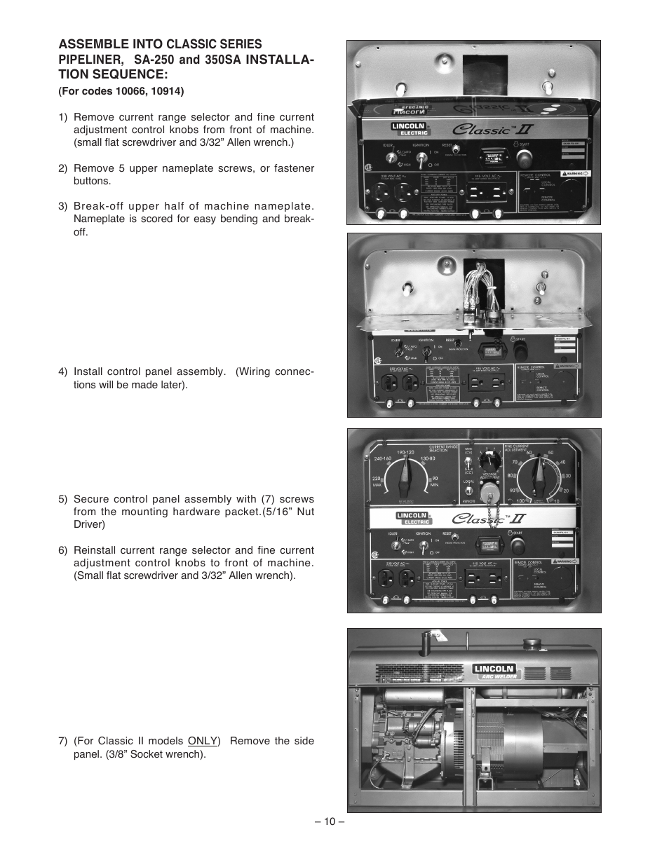 Lincoln Electric WIRE FEED MODULE IM 513-B User Manual | Page 10 / 44