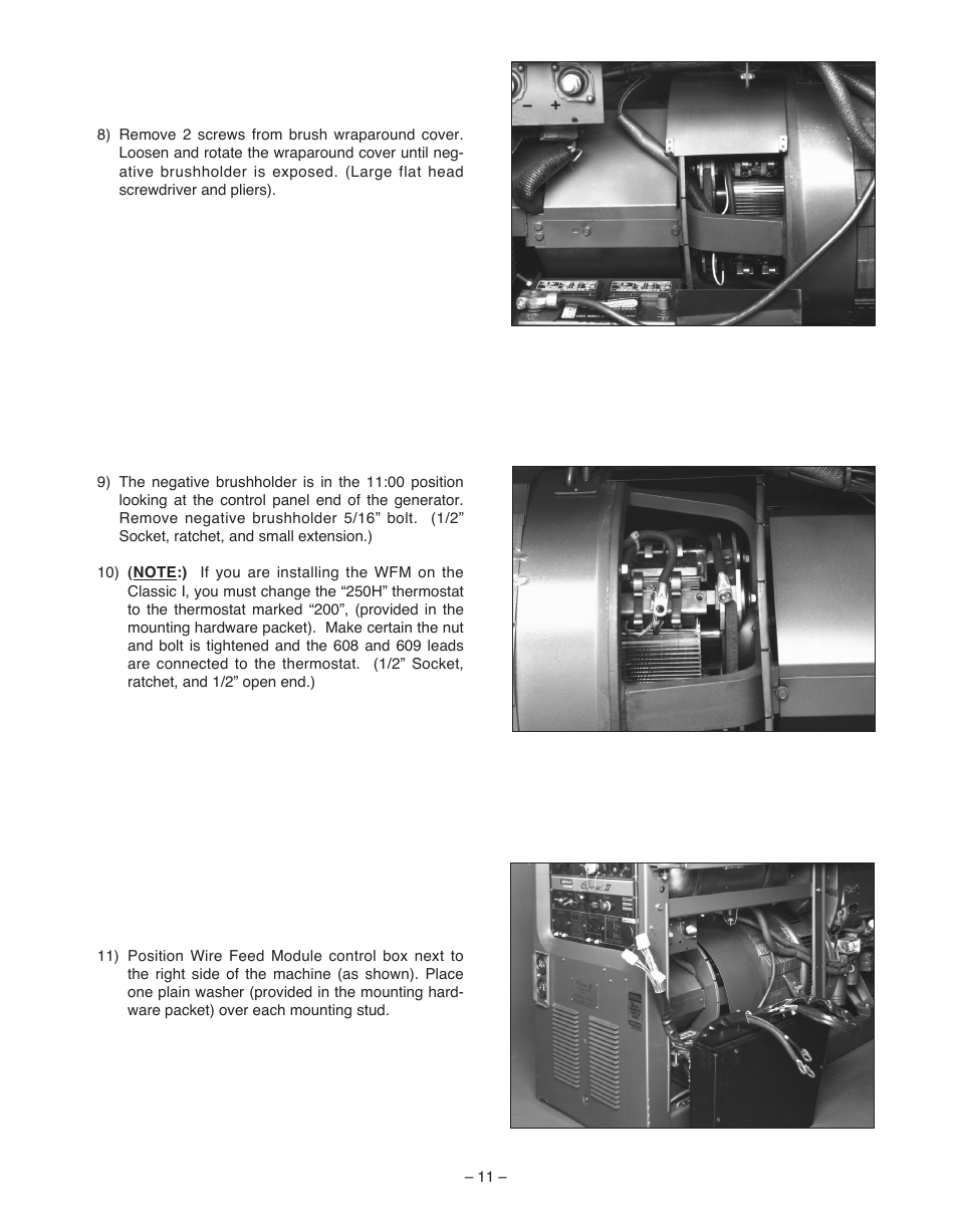 Lincoln Electric WIRE FEED MODULE IM 513-B User Manual | Page 11 / 44