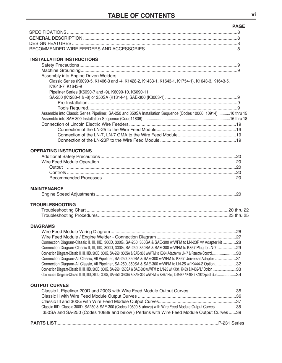 Lincoln Electric WIRE FEED MODULE IM 513-B User Manual | Page 7 / 44