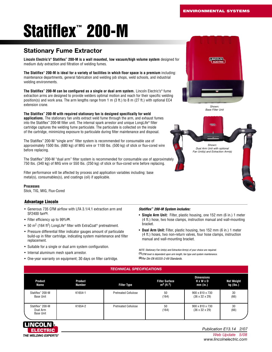 Lincoln Electric Mobiflex 200-M User Manual | 4 pages