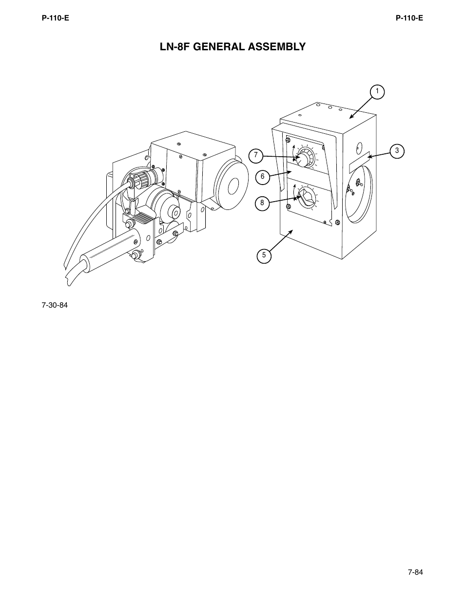 Ln-8f general assembly | Lincoln Electric IM274-A User Manual | Page 86 / 140