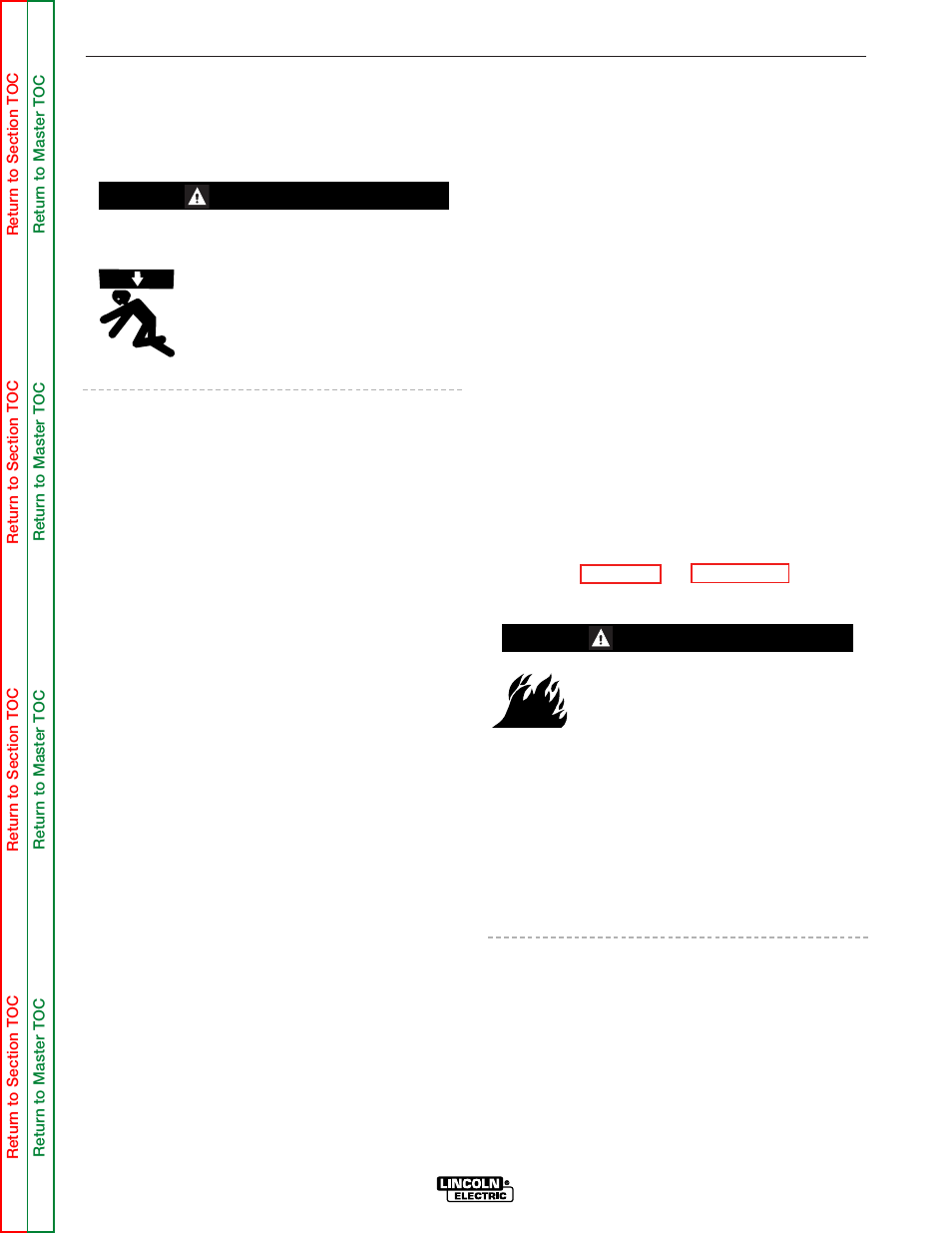Installation, Pre-operation engine service, Warning | Lincoln Electric COMMANDER SVM145-B User Manual | Page 10 / 175