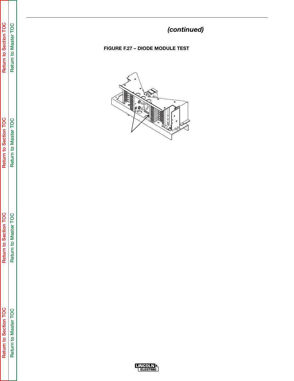 Troubleshooting & repair, Power module test (continued) | Lincoln Electric COMMANDER SVM145-B User Manual | Page 114 / 175