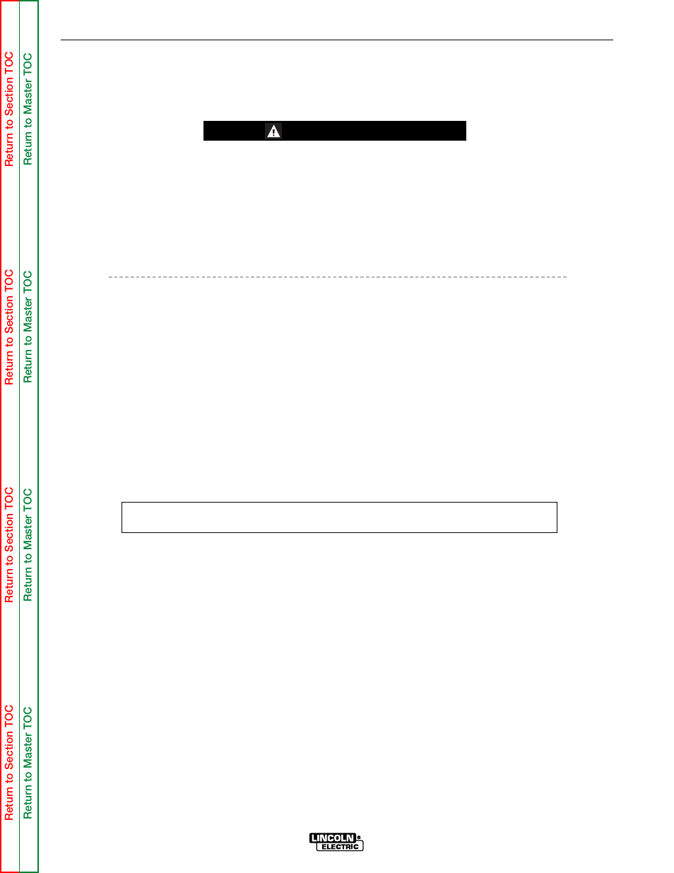 Current balance, Test, Troubleshooting & repair | Warning current balance test | Lincoln Electric COMMANDER SVM145-B User Manual | Page 115 / 175