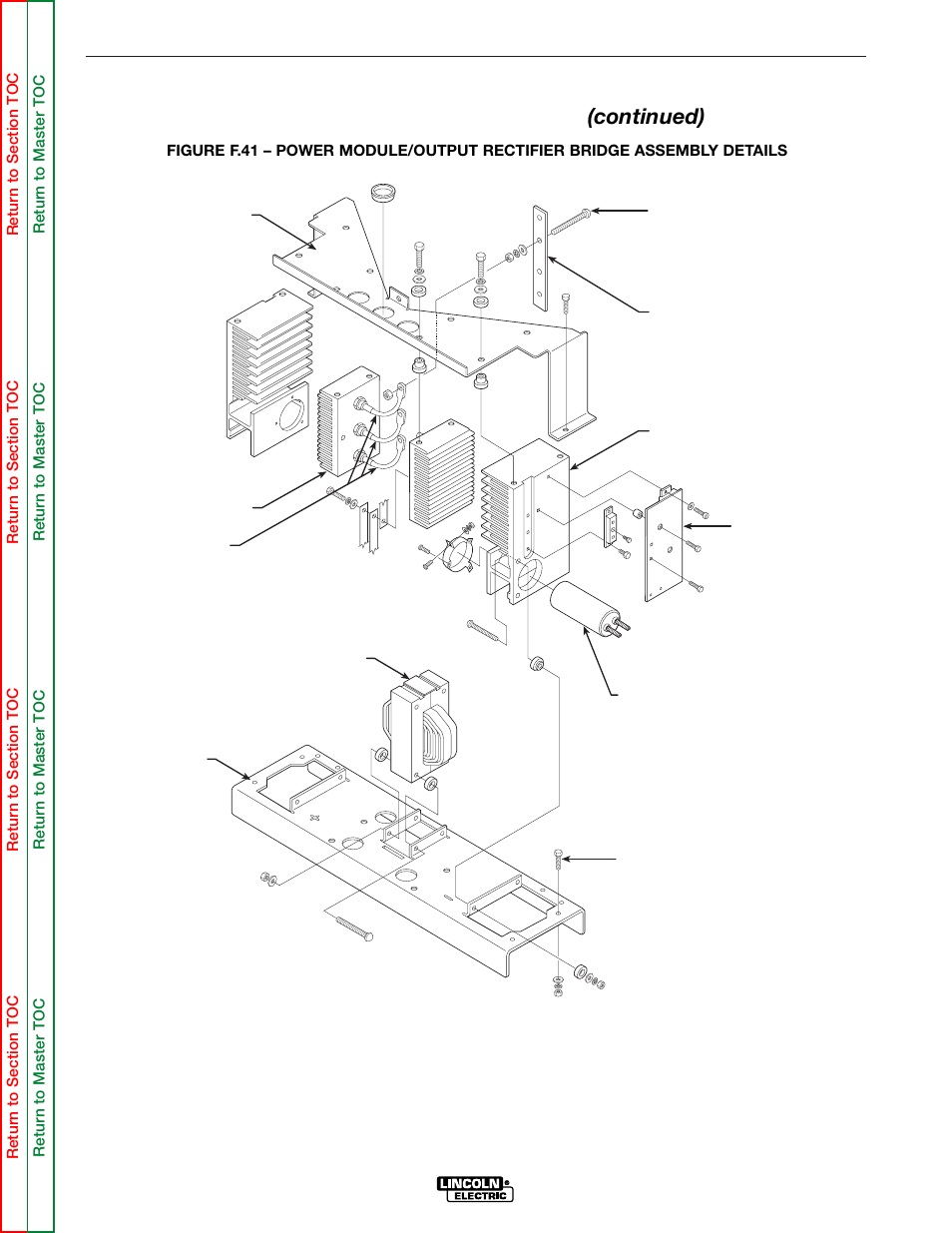 Top bracket. see figure f.41, Et. see figure f.41, Figure f.41 | Troubleshooting & repair | Lincoln Electric COMMANDER SVM145-B User Manual | Page 144 / 175