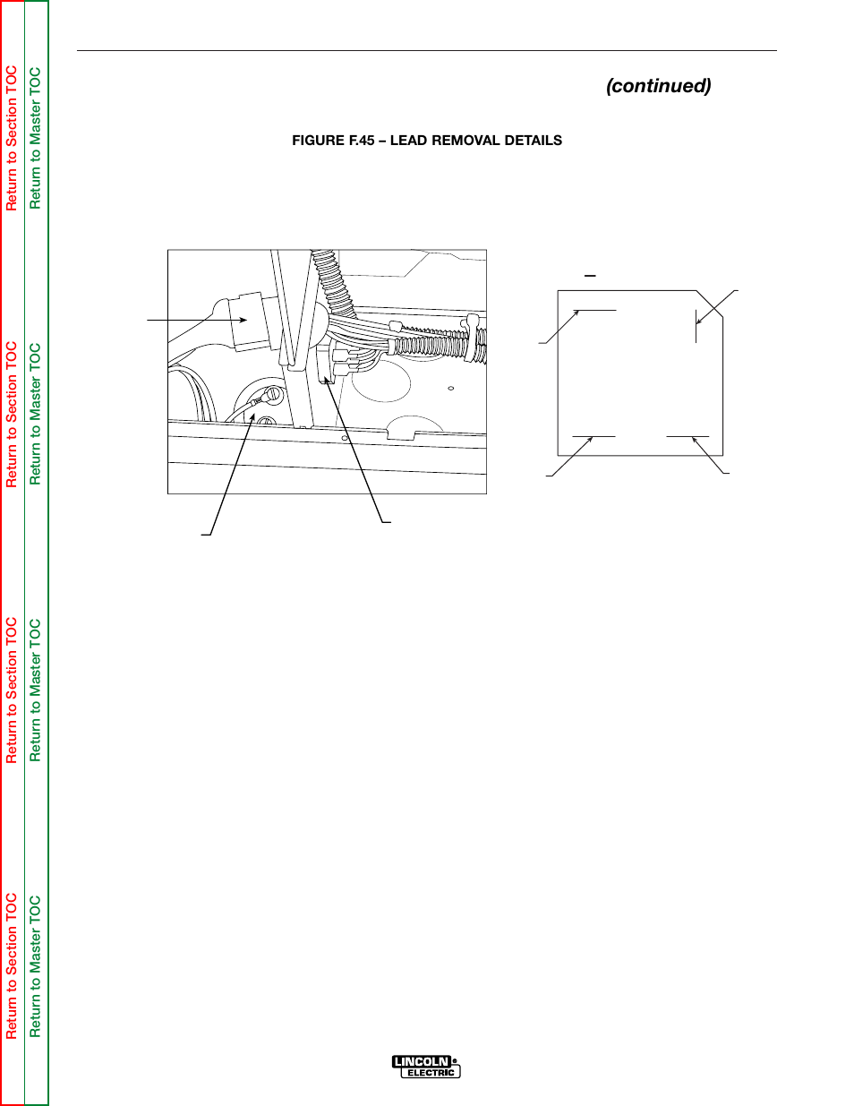 Troubleshooting & repair, Stator/rotor removal and replacement (continued) | Lincoln Electric COMMANDER SVM145-B User Manual | Page 153 / 175