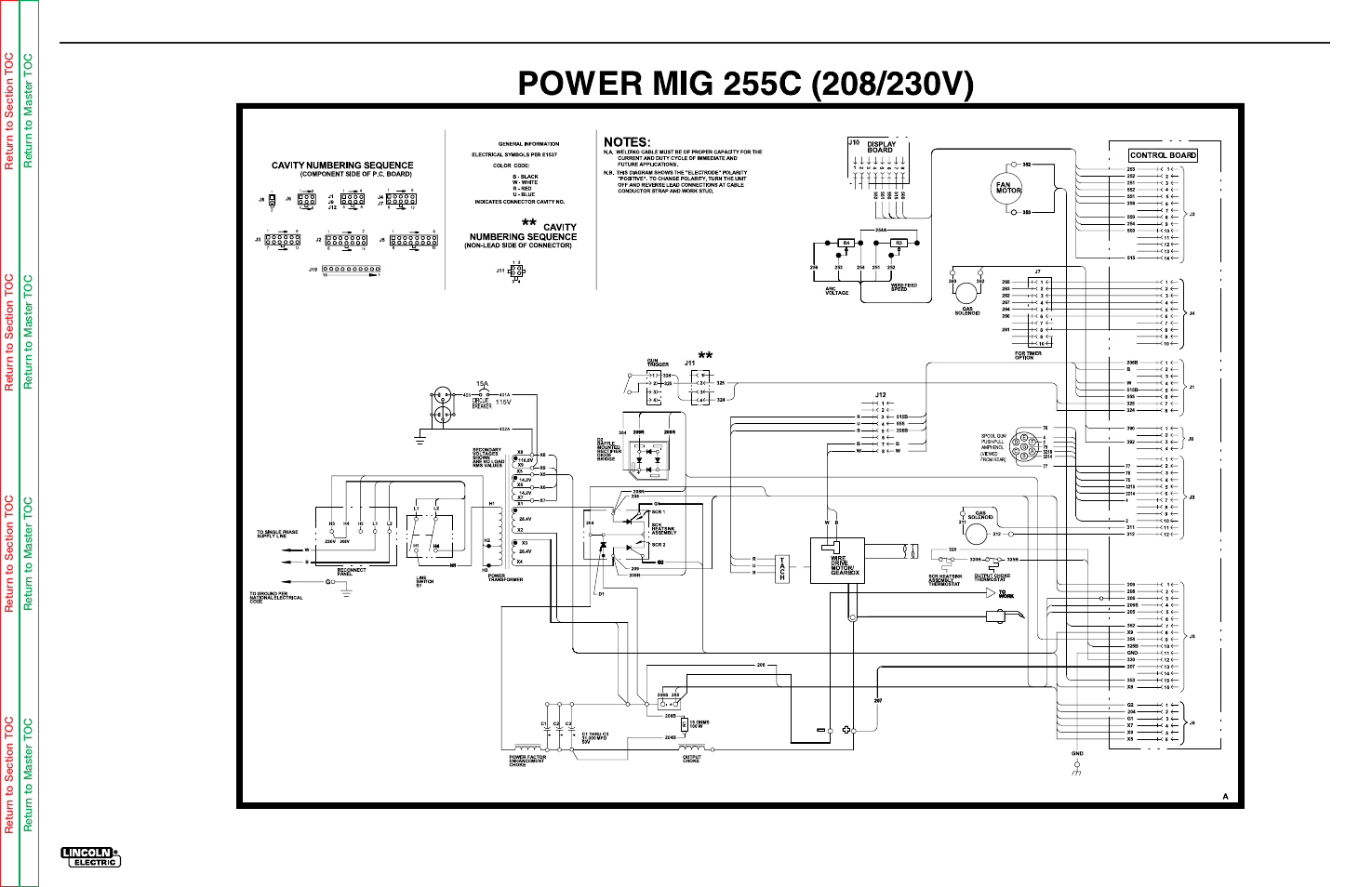Electrical diagrams | Lincoln Electric POWER MIG SVM170-A User Manual | Page 100 / 109