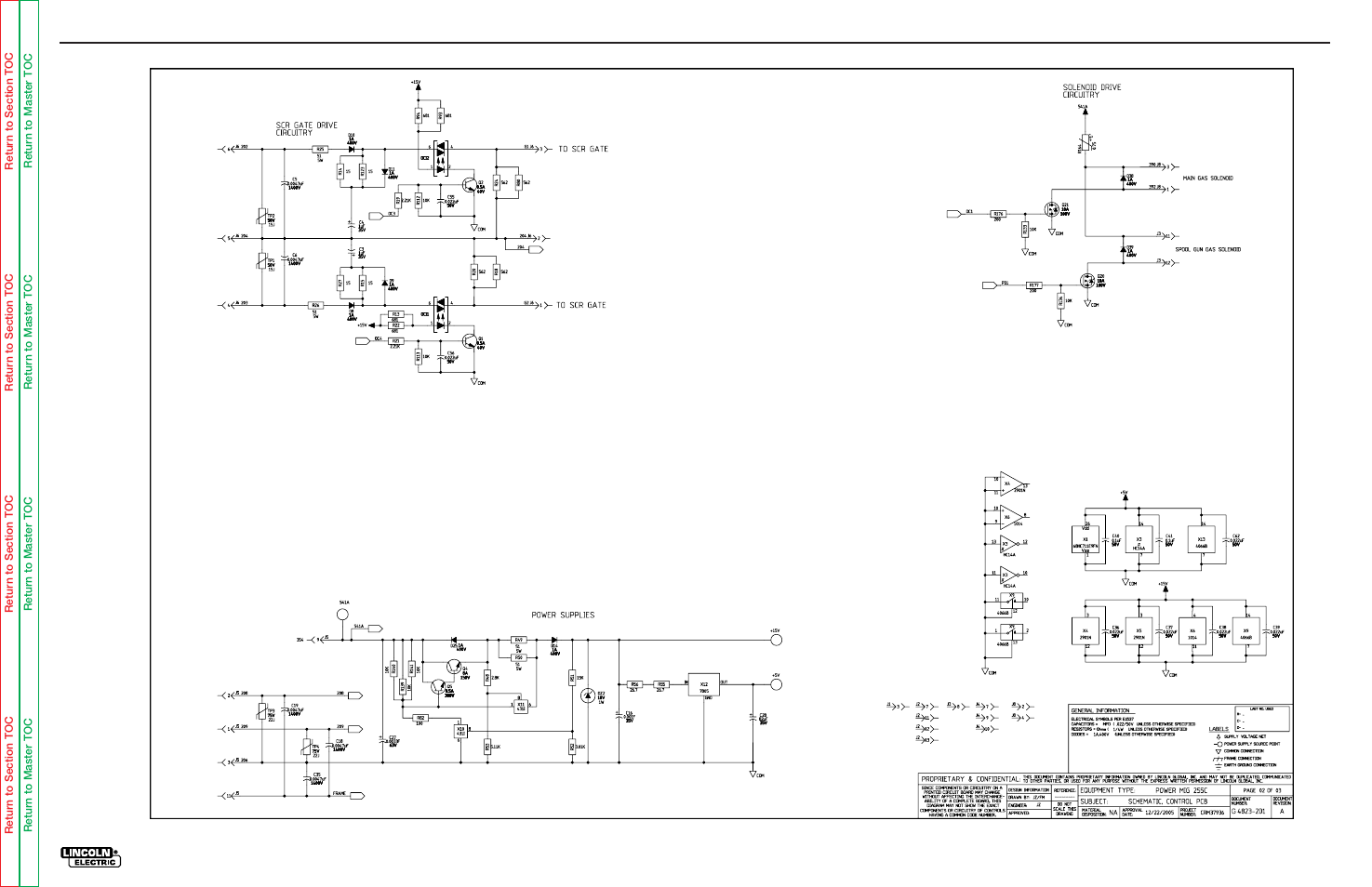 Electrical diagrams | Lincoln Electric POWER MIG SVM170-A User Manual | Page 104 / 109