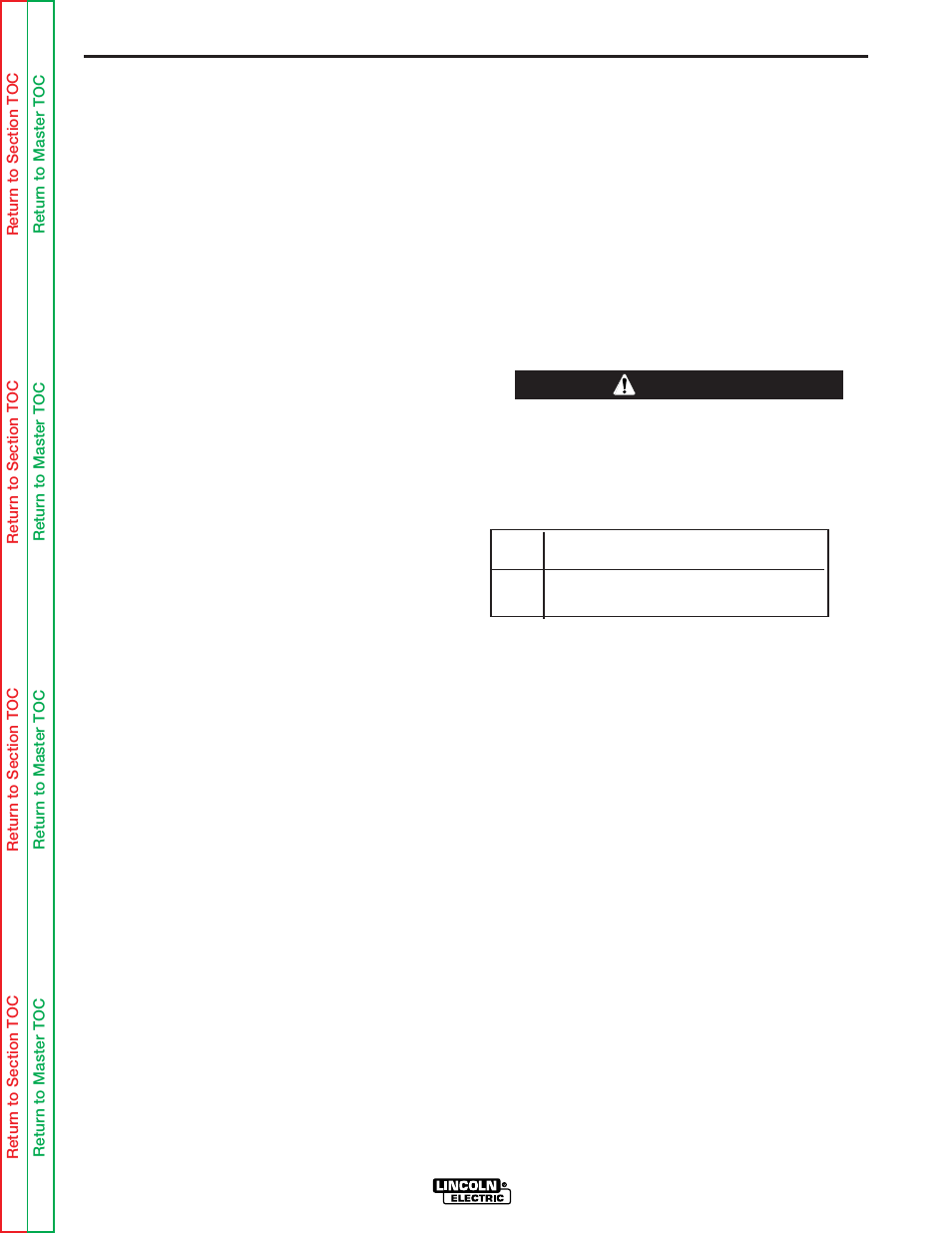 Accessories section. refer to the, Accessories, Operating instructions for timer kit | Connecting spool gun adapter kit, Spool gun, Warning | Lincoln Electric POWER MIG SVM170-A User Manual | Page 25 / 109