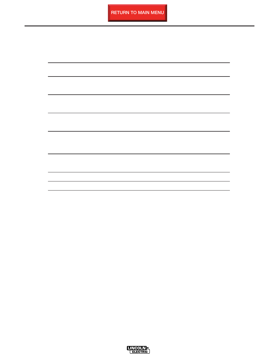 Master table of contents, Retur, N to master toc | Lincoln Electric POWER MIG SVM170-A User Manual | Page 6 / 109
