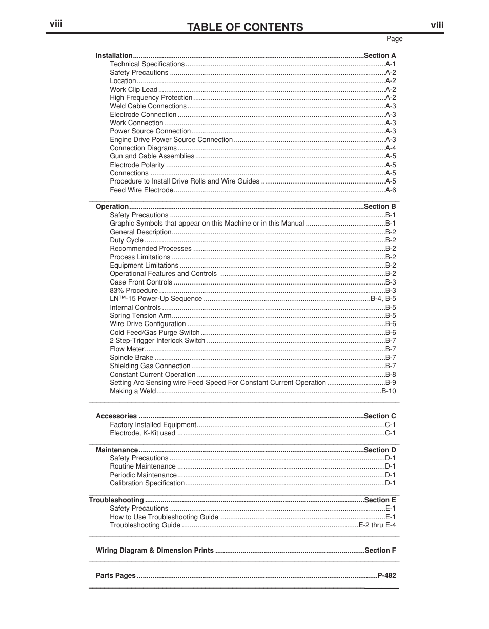 Lincoln Electric LN -15 WIRE FEEDER IM823-A User Manual | Page 9 / 40