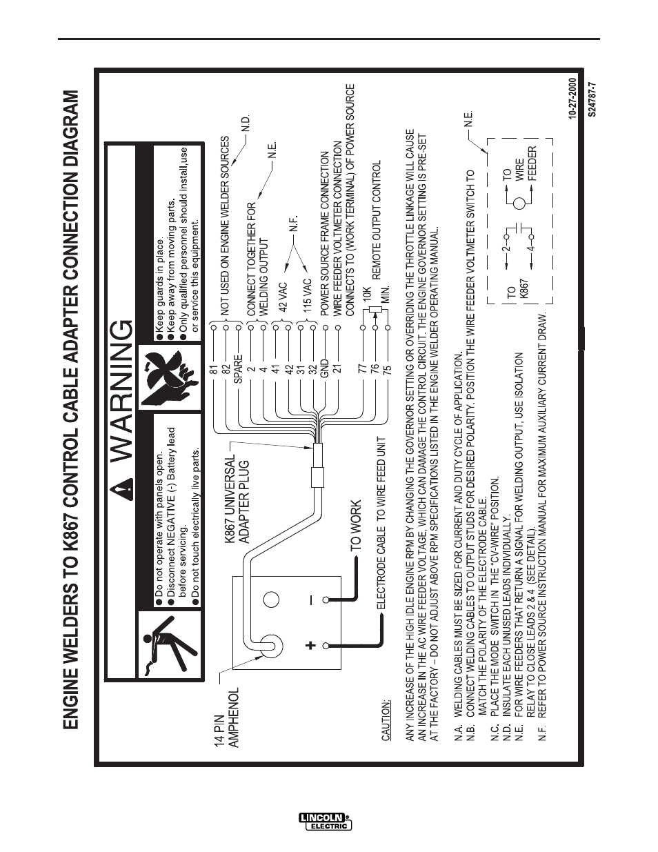 Diagrams | Lincoln Electric RANGER 305D IM730 User Manual | Page 43 / 54