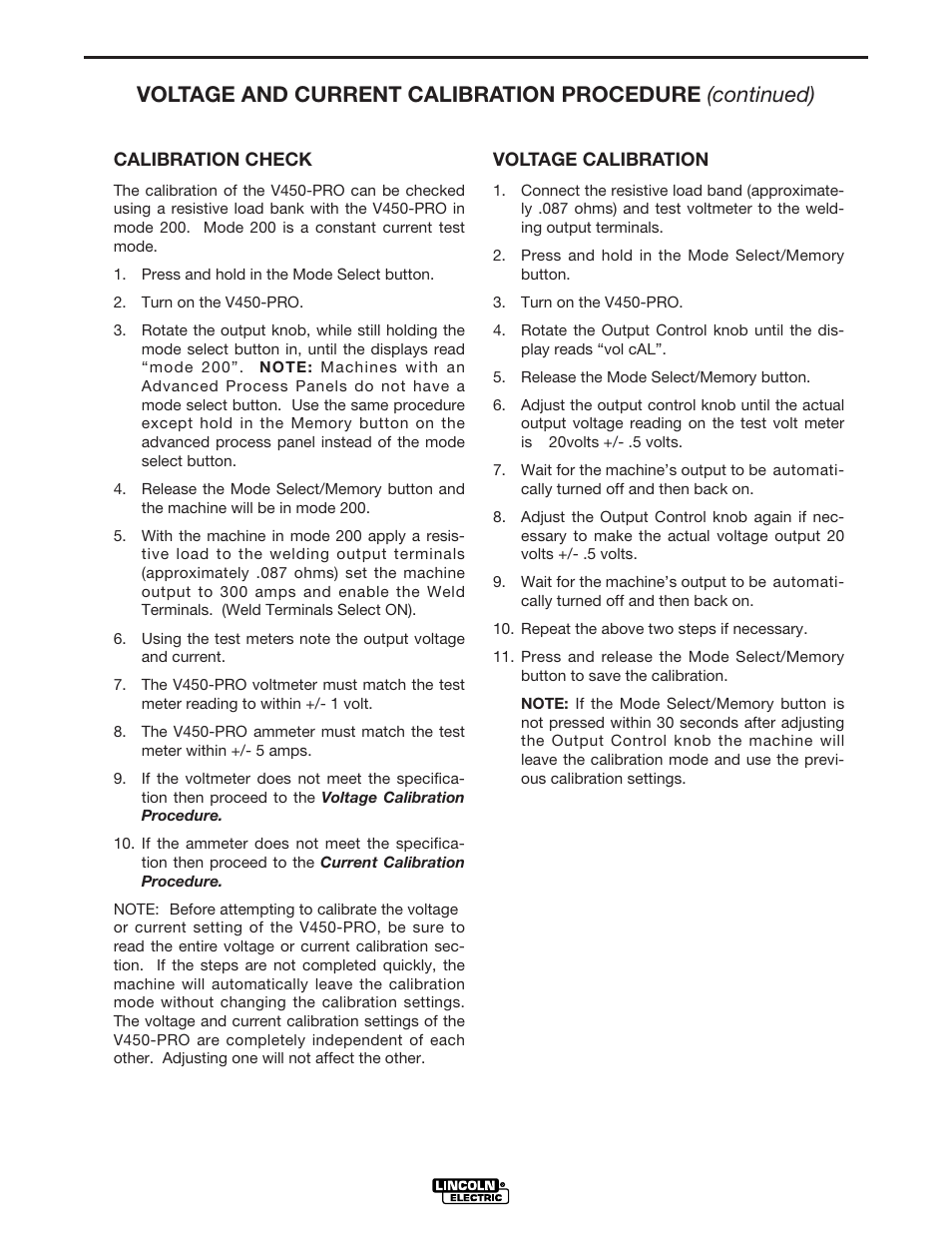 Maintenance | Lincoln Electric INVERTEC V450-PRO User Manual | Page 28 / 44