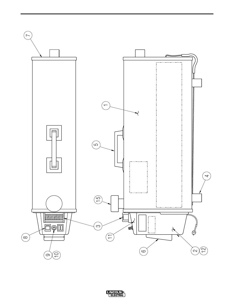 Parts | Lincoln Electric MAGNUM X-TRACTOR 1GX User Manual | Page 16 / 19
