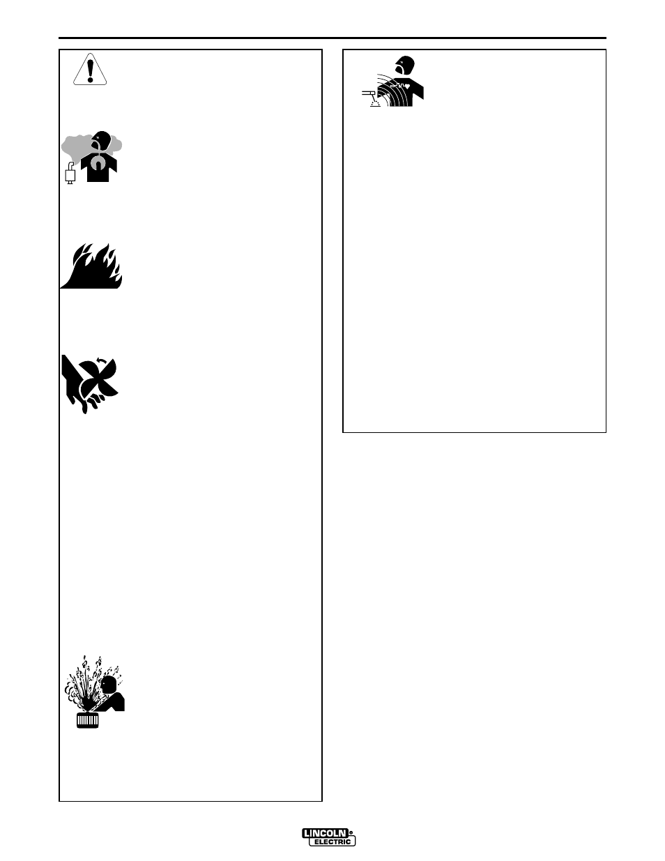 Safety, Electric and mag- netic fields may be dangerous, For engine powered equipment | Lincoln Electric MAGNUM X-TRACTOR 1GX User Manual | Page 4 / 19