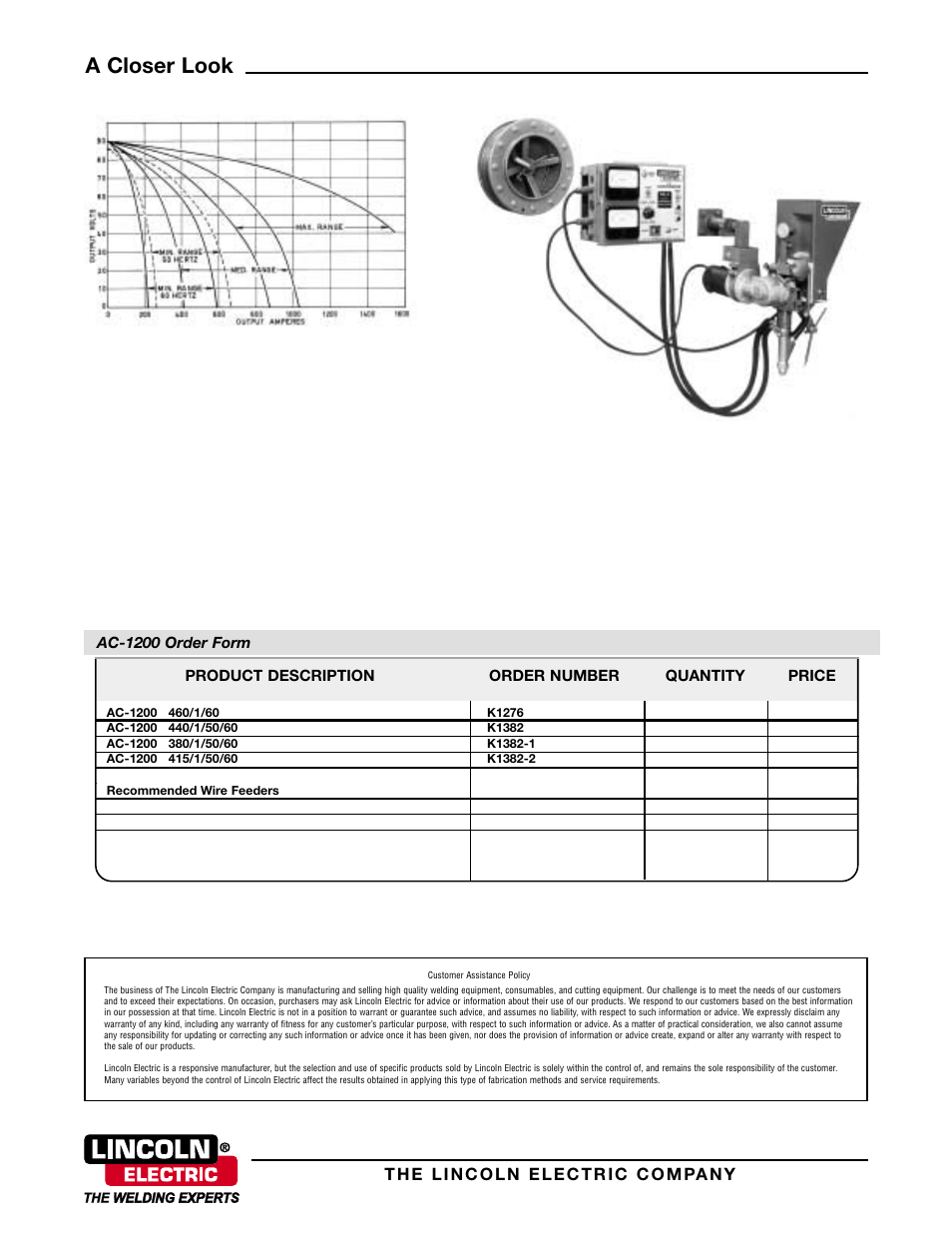 A closer look | Lincoln Electric AC-1200 User Manual | Page 2 / 2