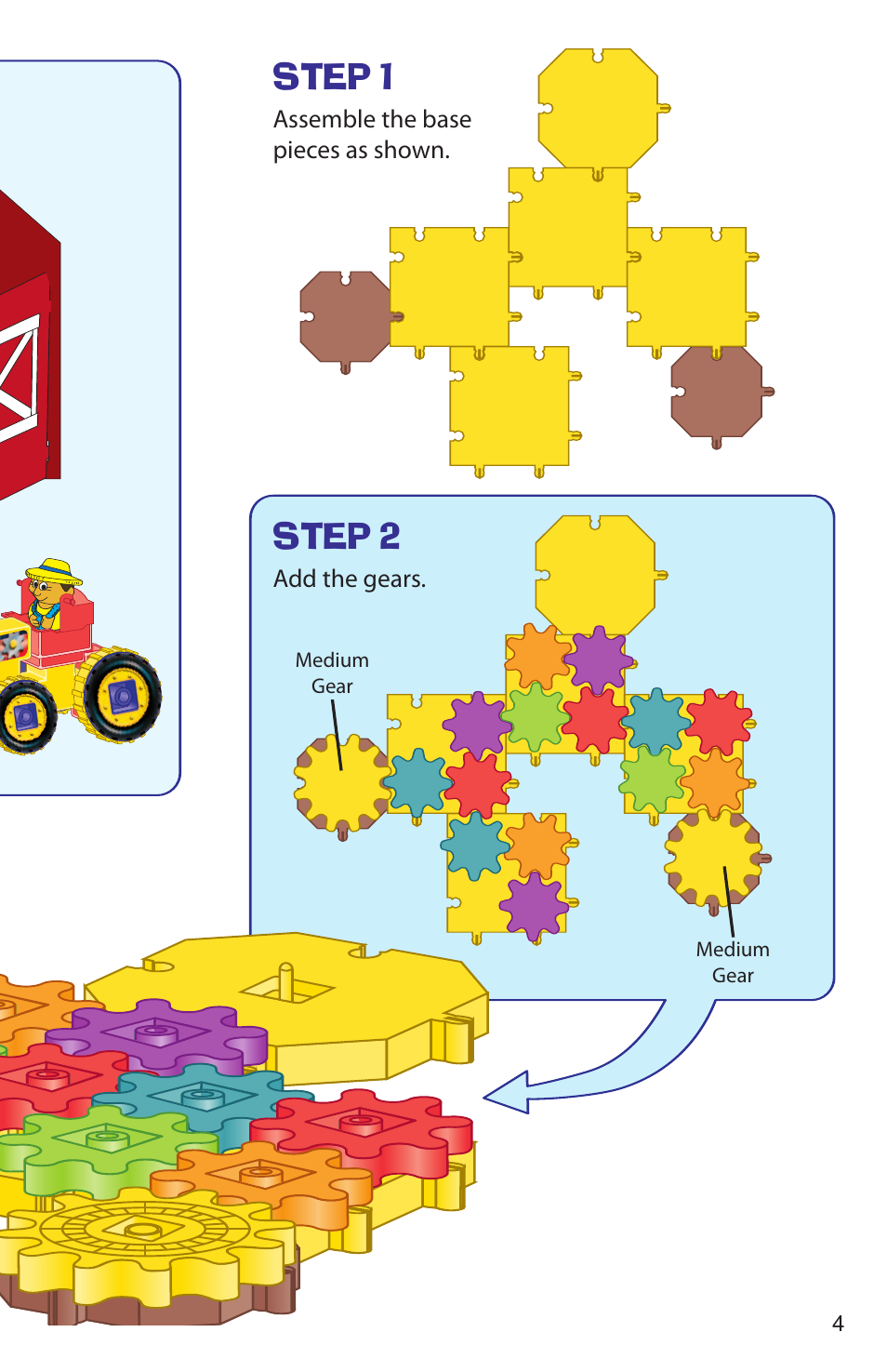 Step 1, Step 2 | Learning Resources LER 9211 User Manual | Page 5 / 12