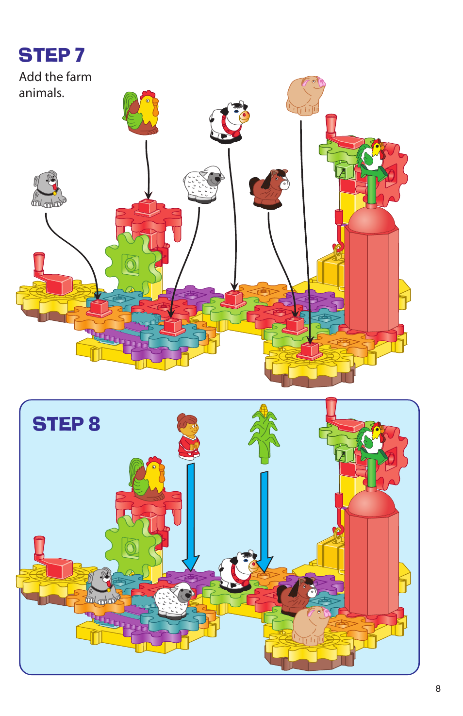 Step 8, Step 7 | Learning Resources LER 9211 User Manual | Page 9 / 12