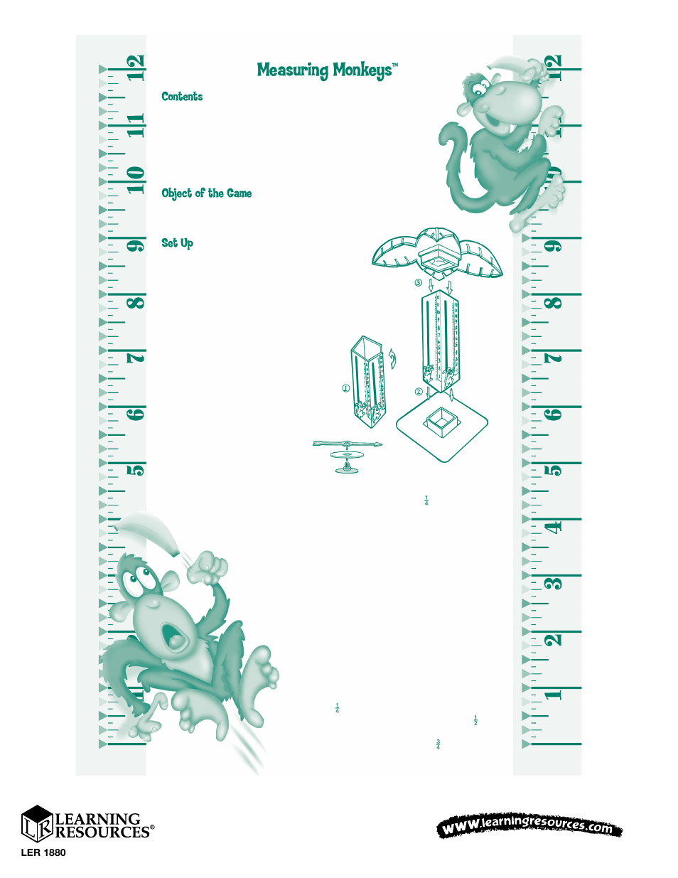 Measuring monkeys | Learning Resources Measuring Monkeys LER 1880 User Manual | Page 2 / 3