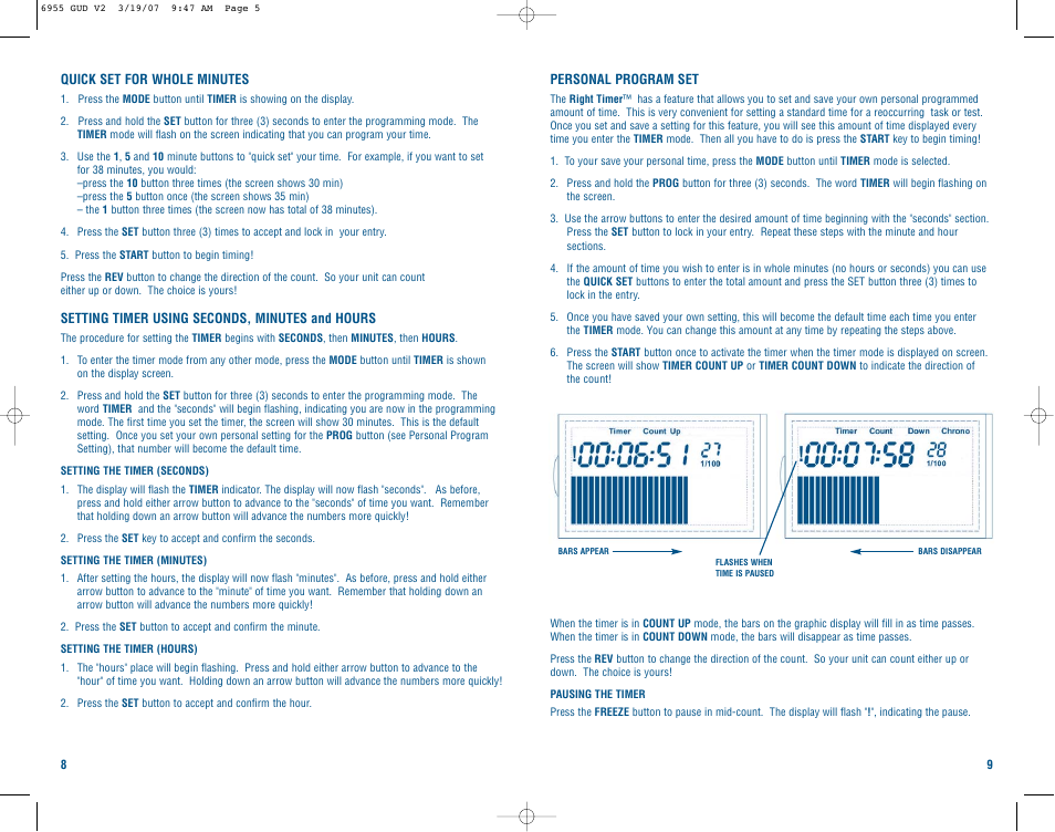 Learning Resources RIGHT TIMER LER 6955 User Manual | Page 5 / 6