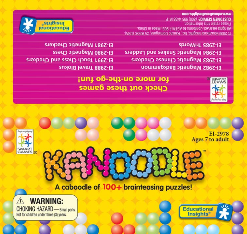 Learning Resources Kanoodle EI-2978 User Manual | 22 pages