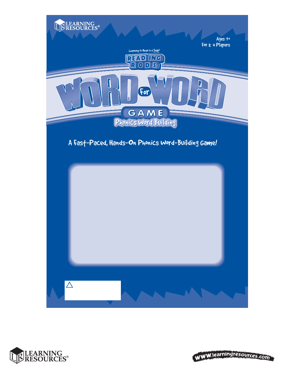 Learning Resources Word for Word LER 7180 User Manual | 4 pages