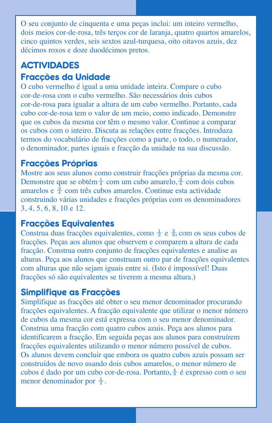 Learning Resources Fraction Tower LER 2510 User Manual | Page 11 / 12