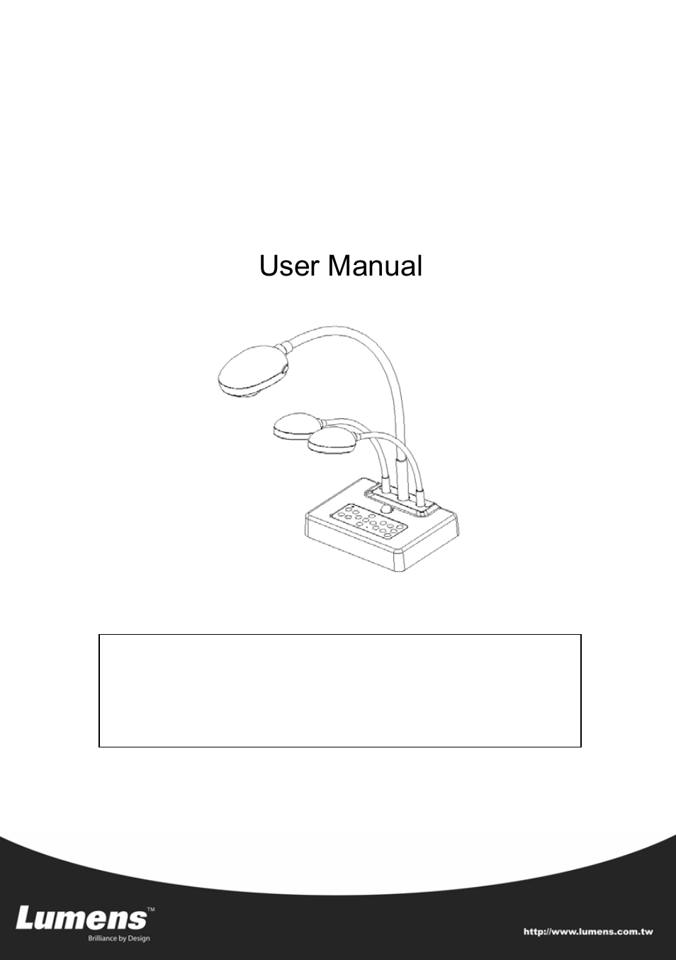 Lumens Technology KX-TG2560BKX-TG2560B DC260 User Manual | 49 pages