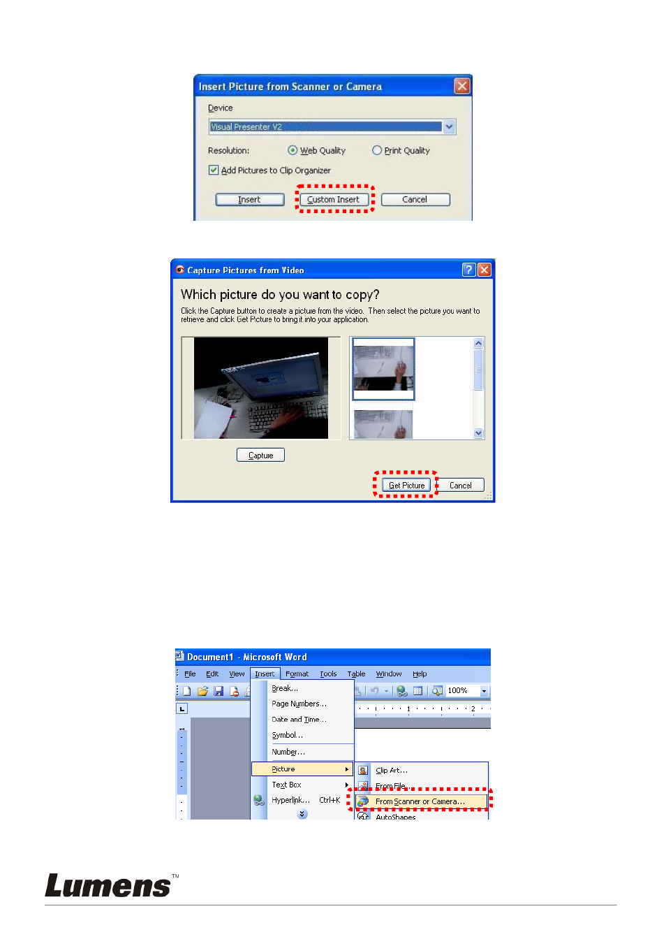 Lumens Technology PC120 User Manual | Page 39 / 50