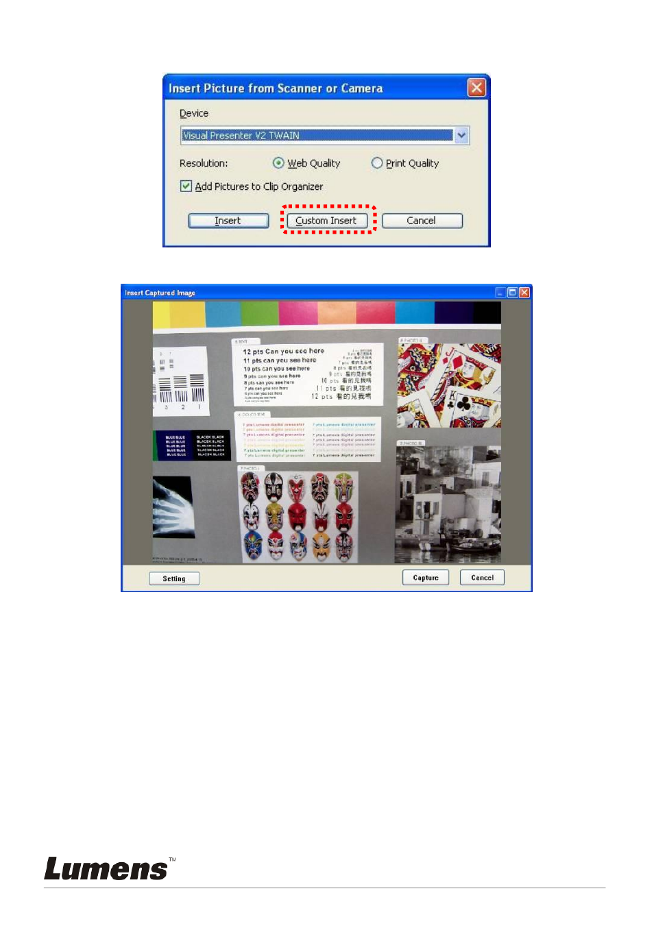 Lumens Technology PC120 User Manual | Page 40 / 50